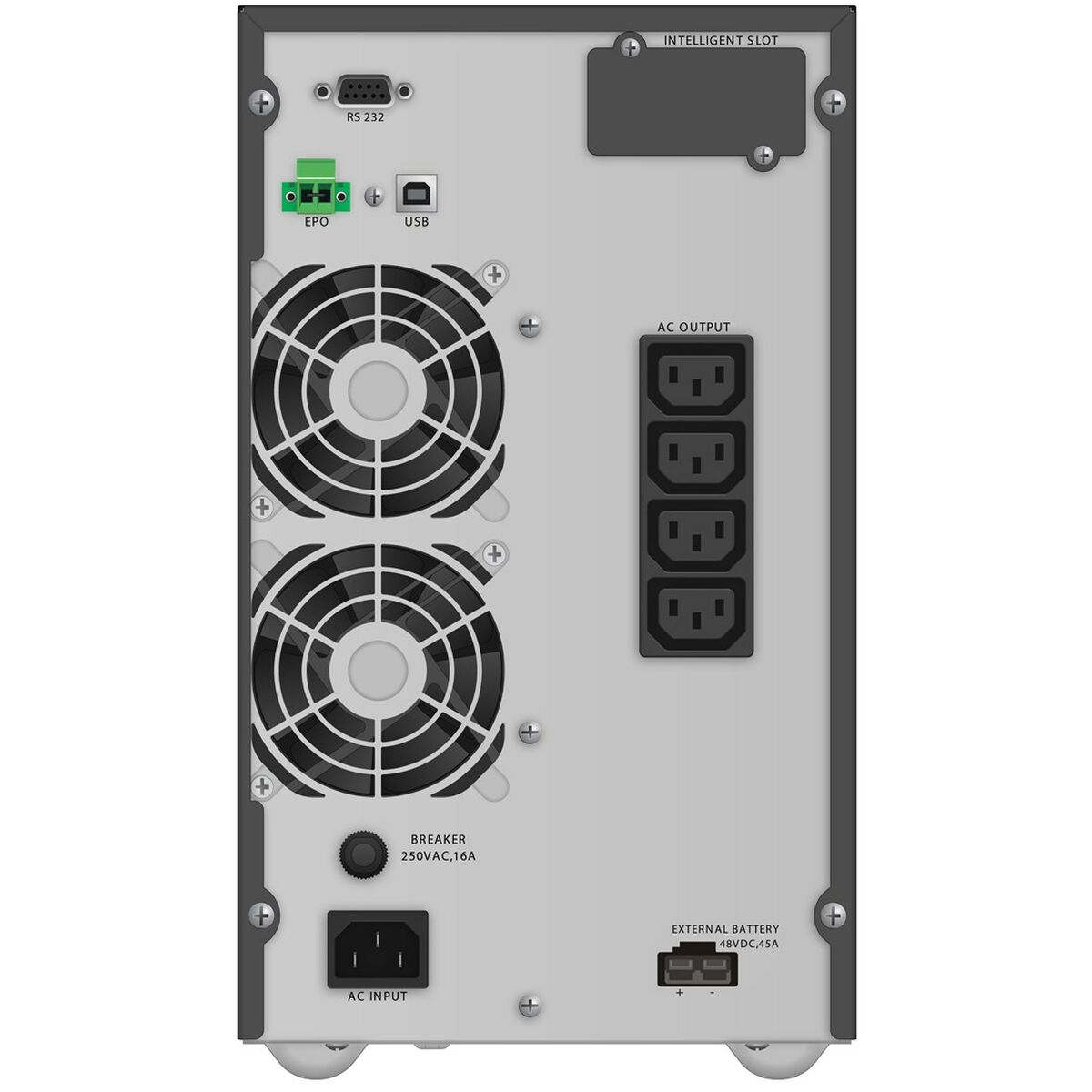 Interaktiv UPS Power Walker VFI 2000 TGB 1800 W 2000 VA